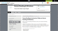 Desktop Screenshot of amcor-roofing-windows-edmonton.edmontondirect.info